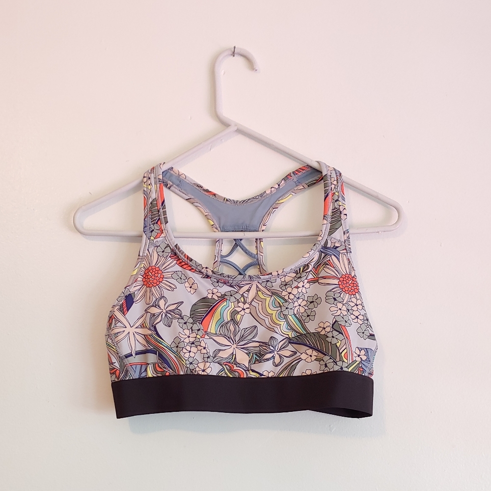 VS. flower print sports bra. - Picture 1 of 3